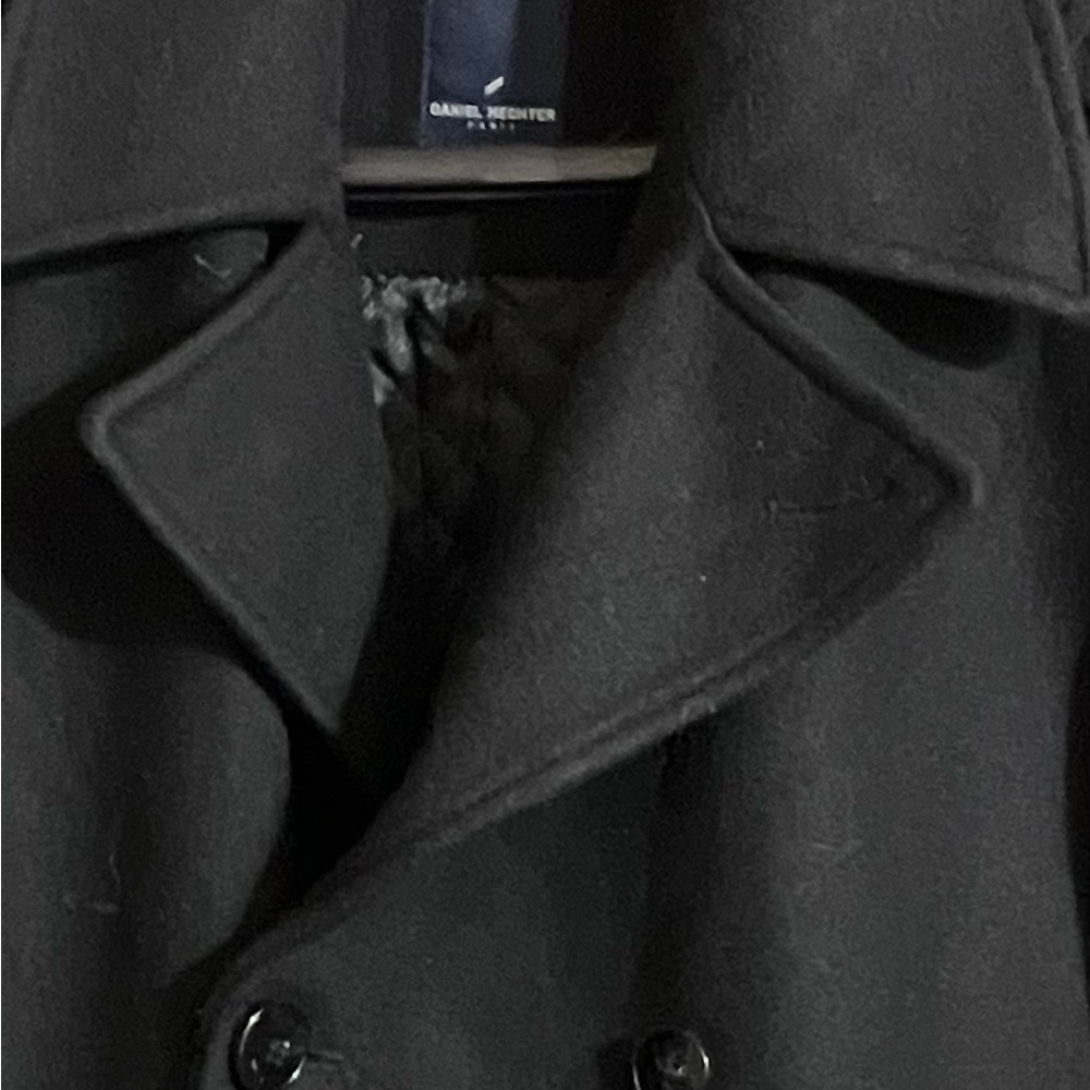 Daniel Hechter Black Pea Coat
